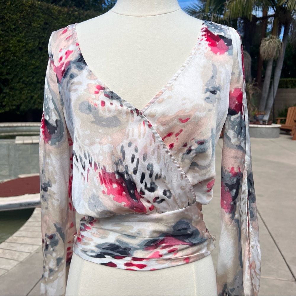 Bebe Silk Party Top